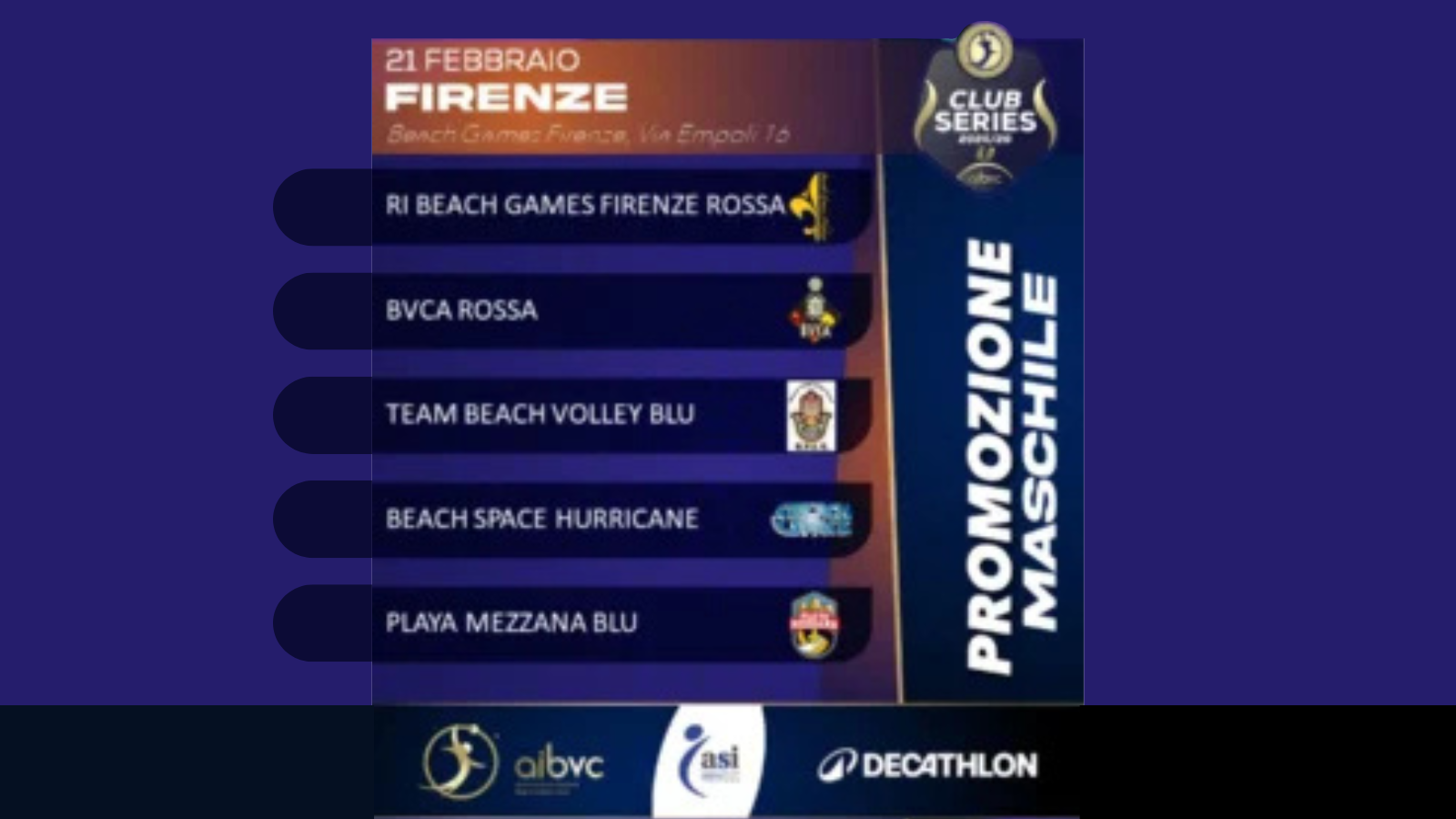 Il Beach Volley si Accende a Firenze: Prossime Tappe CLUB SERIES in Arrivo!